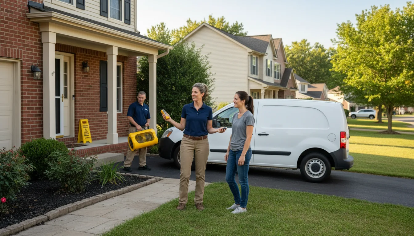 Water restoration image for Home Water Damage Repair in Brocket, ND